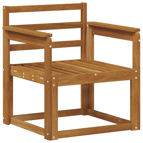 vidaXL Външен диван Солидно акациево дърво Естествен