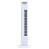 vidaXL Колонен вентилатор с дистанционно и таймер, &Phi;24x80 см, бял