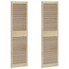 vidaXL Врата за шкаф с врата 2 бр. Натурално 170 x 2,1 x 49,5 см