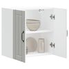 vidaXL Кухненски стенен шкаф Lucca, бял, инженерно дърво