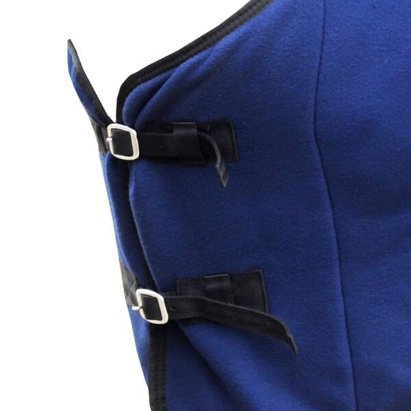 Попона за кон с ремъци, 105 см, синя