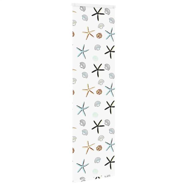 vidaXL Ролетна щора за душ с касета 80x240 см Ширина на плата 76 см