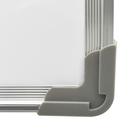 vidaXL Магнитна дъска за сухо изтриване, бяла, 90x60 см, стомана