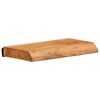 vidaXL Стенни рафтове, 2 бр, 30x20x3,5 см, акациево дърво масив