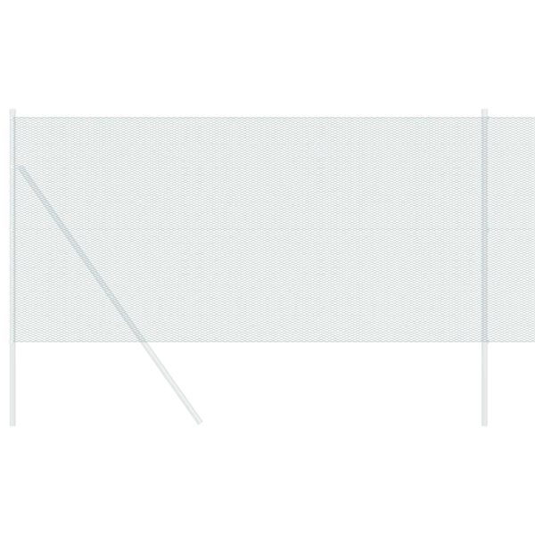 vidaXL Шестоъгълна ограда Зелен 1 x 100 m Стомана