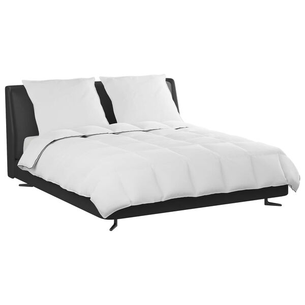 vidaXL Зимен юрган с възглавница 3 pcs Бяло Пухени пера