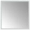 vidaXL LED огледало за баня Прозрачен 40 x 40 cm закалено стъкло