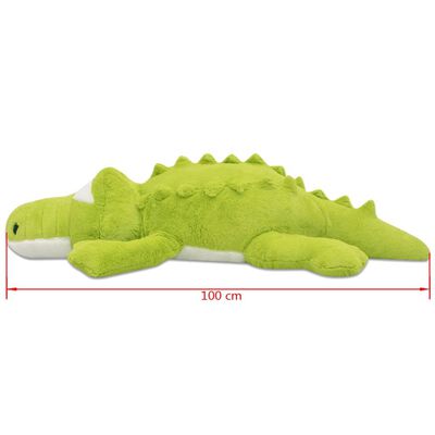 vidaXL Плюшена играчка крокодил XXL 100 см