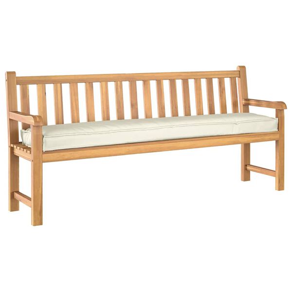 vidaXL Възглавница за палети Крем 180 x 40 x 8 см Оксфордска тъкан