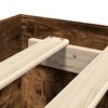 vidaXL Рамка за легло без матрак опушен дъб 120x190 см инженерно дърво