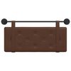 vidaXL Висяща табла Монтиране на стена Кафяво 100 cm Изкуствена