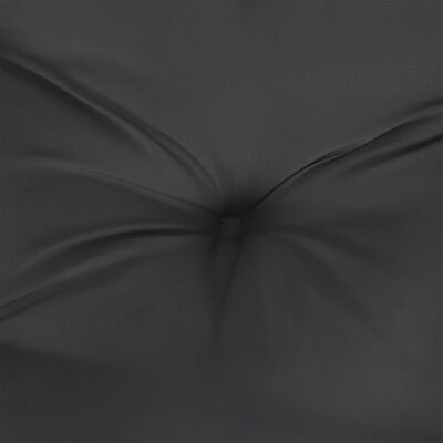 vidaXL Палетна възглавница за под, 60x61,5x10 см, черна
