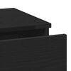 vidaXL Нощен шкаф 2 pcs Черния дъб 40 x 35 x 65 см Инженерно дърво