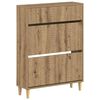 vidaXL Шкаф за обувки DELFT 78 x 24 x 103 см Инженерна дървесина