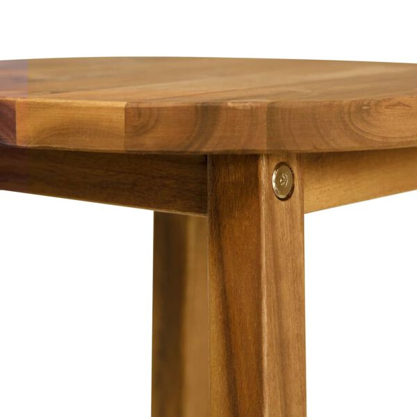 vidaXL Бар комплект от 3 части, акациево дърво масив