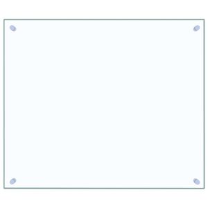 vidaXL Кухненски гръб, прозрачен, 70x60 см, закалено стъкло