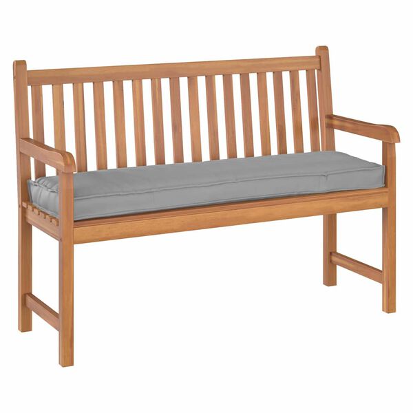 vidaXL Възглавница за палетна пейка Сив 140 x 40 x 8 см