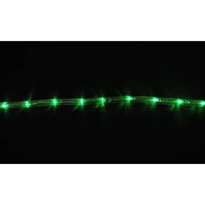 Светещ маркуч 600 LED светлини, 25 м, водоустойчив, зелен