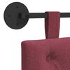 vidaXL Висяща табла Виненочервен 210 x 55 x 7 см текстил