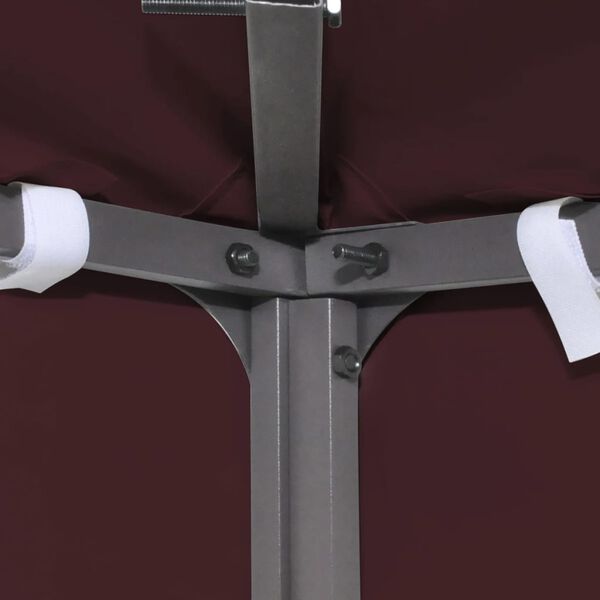 vidaXL Двоен покрив за шатра, 310 г/м&sup2;, 3x3 м, бордо