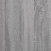 vidaXL Шкаф за обувки, сив сонома, 80x35,5x180 см, инженерно дърво