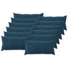 vidaXL Калъфка за възглавница 12 pcs HEERLEN Синьо 40 x 80 cm Кадифе