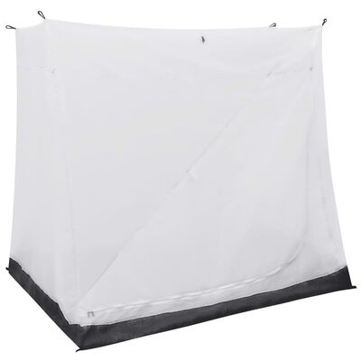 vidaXL Универсална вътрешна палатка, сива, 200x180x175 см