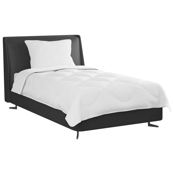 vidaXL Завивка с възглавница 2 pcs Бяло Микрофибър