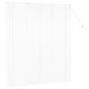 vidaXL Щора за прозорец С завеси Бяло Алуминий