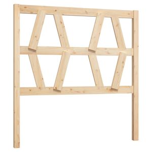 vidaXL Горна табла за легло, 81x4x100 см, бор масив