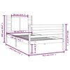 vidaXL Рамка за легло без матрак, 90x190 см, масивна чамова дървесина