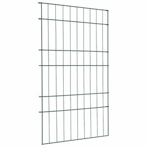 vidaXL Комплект ограда за езеро 8 бр. 50 x 80 cm Стомана Зелен