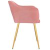 vidaXL Трапезни столове, 6 бр, розови, кадифе