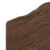 vidaXL Облегалка за глава Кафяв дъб 80 cm Инженерно дърво