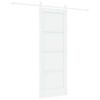 vidaXL Преплъзваща се врата ORKDAL 73,5 x 198,5 cm Инженерна дървесина