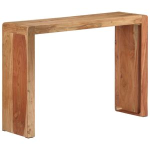 vidaXL Конзолна маса, 110x30x76 cм, акациево дърво масив