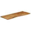 vidaXL Плот за маса, 140x60x3,8 см, жив ръб, масивно дърво манго