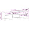 vidaXL ТВ шкаф Черния дъб 150 x 30 x 44,5 см Инженерно дърво