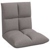 vidaXL Подово кресло Таупе 50 x 61 x 57 см текстил