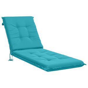 vidaXL Възглавница за слънчев шезлонг GEMERT 100% полиестер Тюркоаз