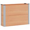 vidaXL Градинска повдигната леха Кафяво 100 x 30 x 72 см