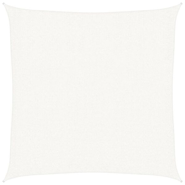 vidaXL Платно-сенник, 160 г/м&sup2;, бяло, 3x3 м, HDPE