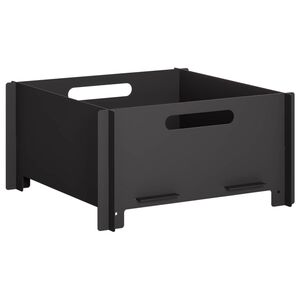 vidaXL Огнище Черно 40 x 40 x 20 cm Стомана