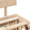 vidaXL Рамка за легло Естествен 100 x 200 cm Солидно борово дърво