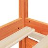vidaXL Рамка за легло без матрак, восъчнокафяв, 100x200 см, бор масив
