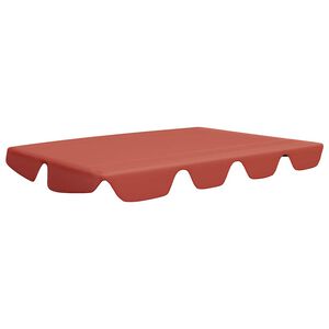 vidaXL Резервен сенник за градинска люлка теракота 150/130x105/70 см