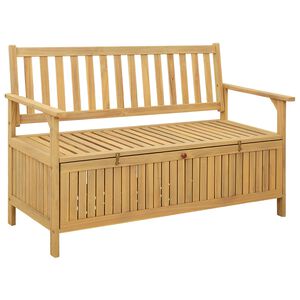 vidaXL Пейка с място за съхранение 2 -Seater 120 x 63 x 84 cm