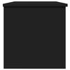 vidaXL Кутия за съхранение, черна, 102x35x35 см, инженерна дървесина