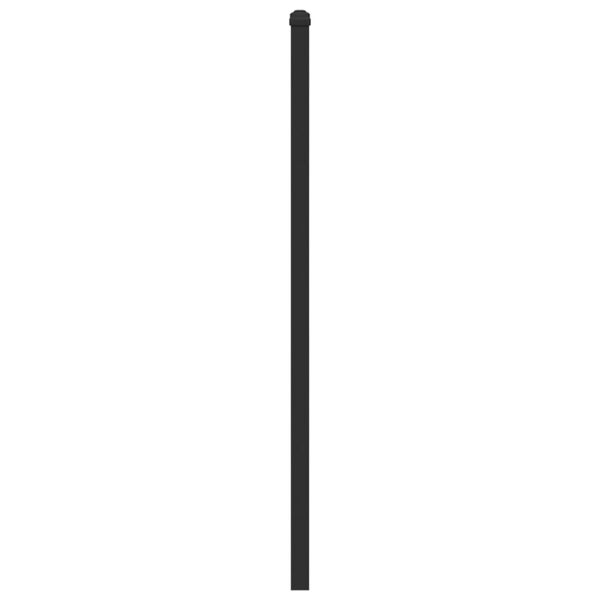 vidaXL Резервна табла за легло, кафяв дъб, 80 см, инженерно дърво и стомана