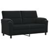 vidaXL Диван Черно 174 x 85 x 93 см Кадифе